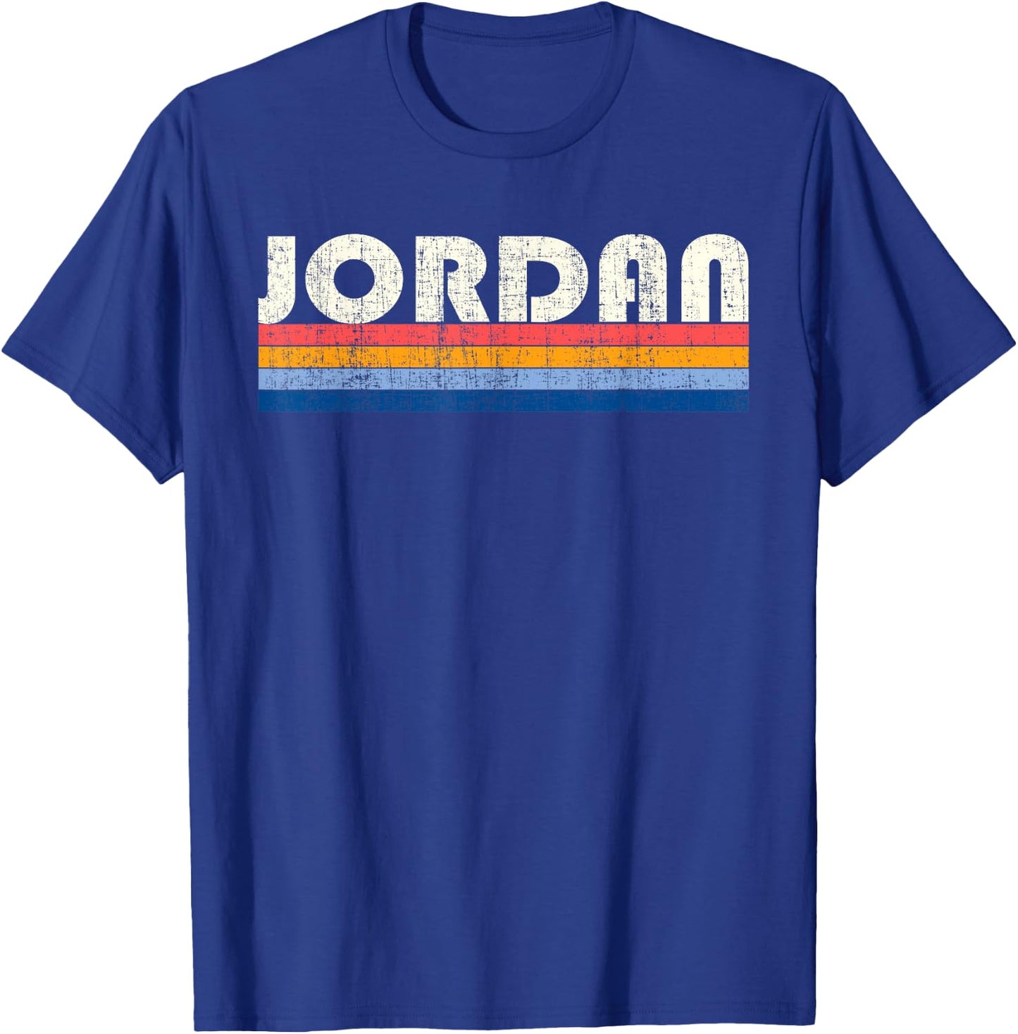 Vintage 70s 80s Style Jordan T-Shirt - T-Shirt | Royal