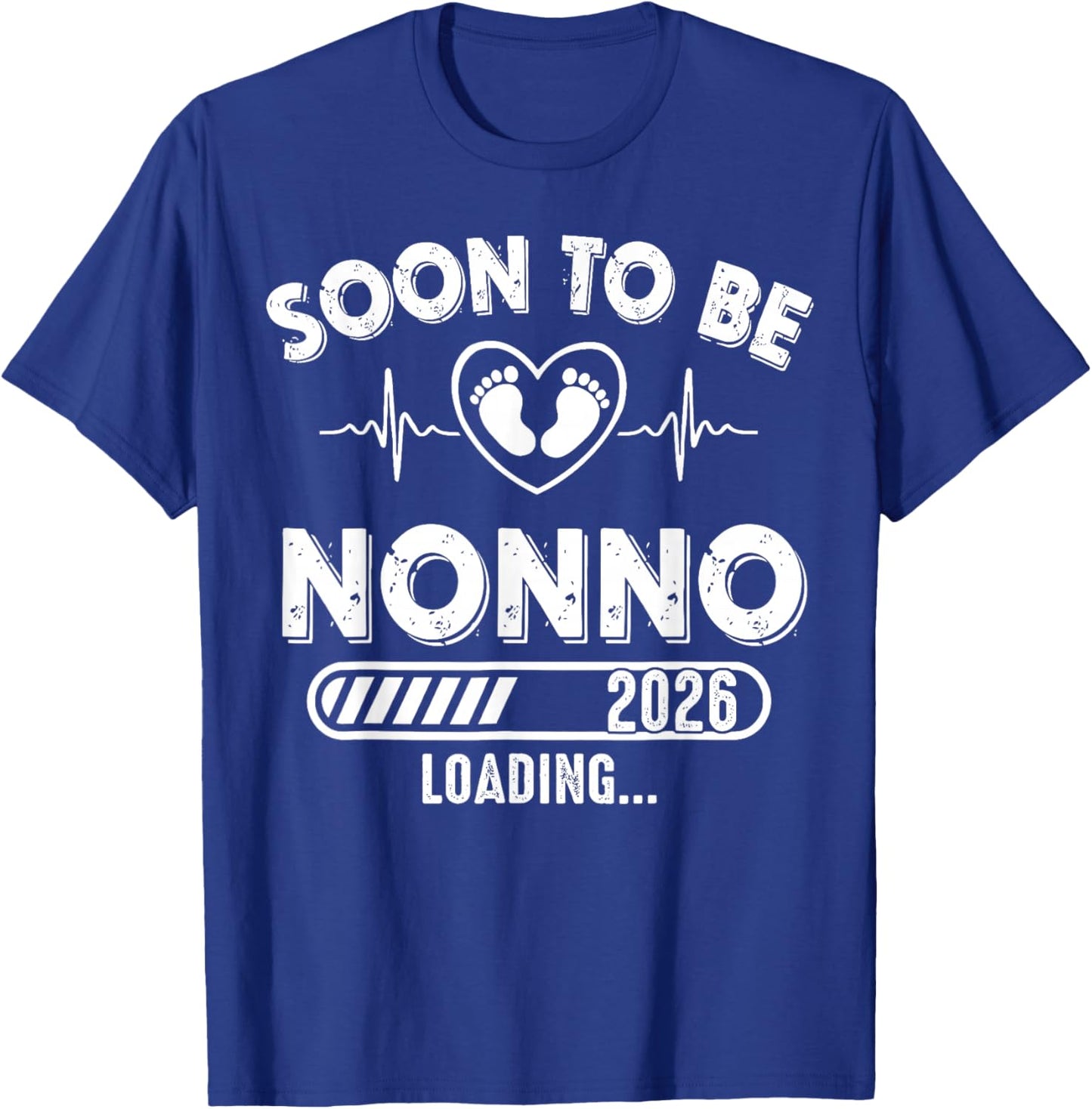 Soon to Be Nonno Est 2026 New Dad Father First Time T-Shirt - T-Shirt | Royal