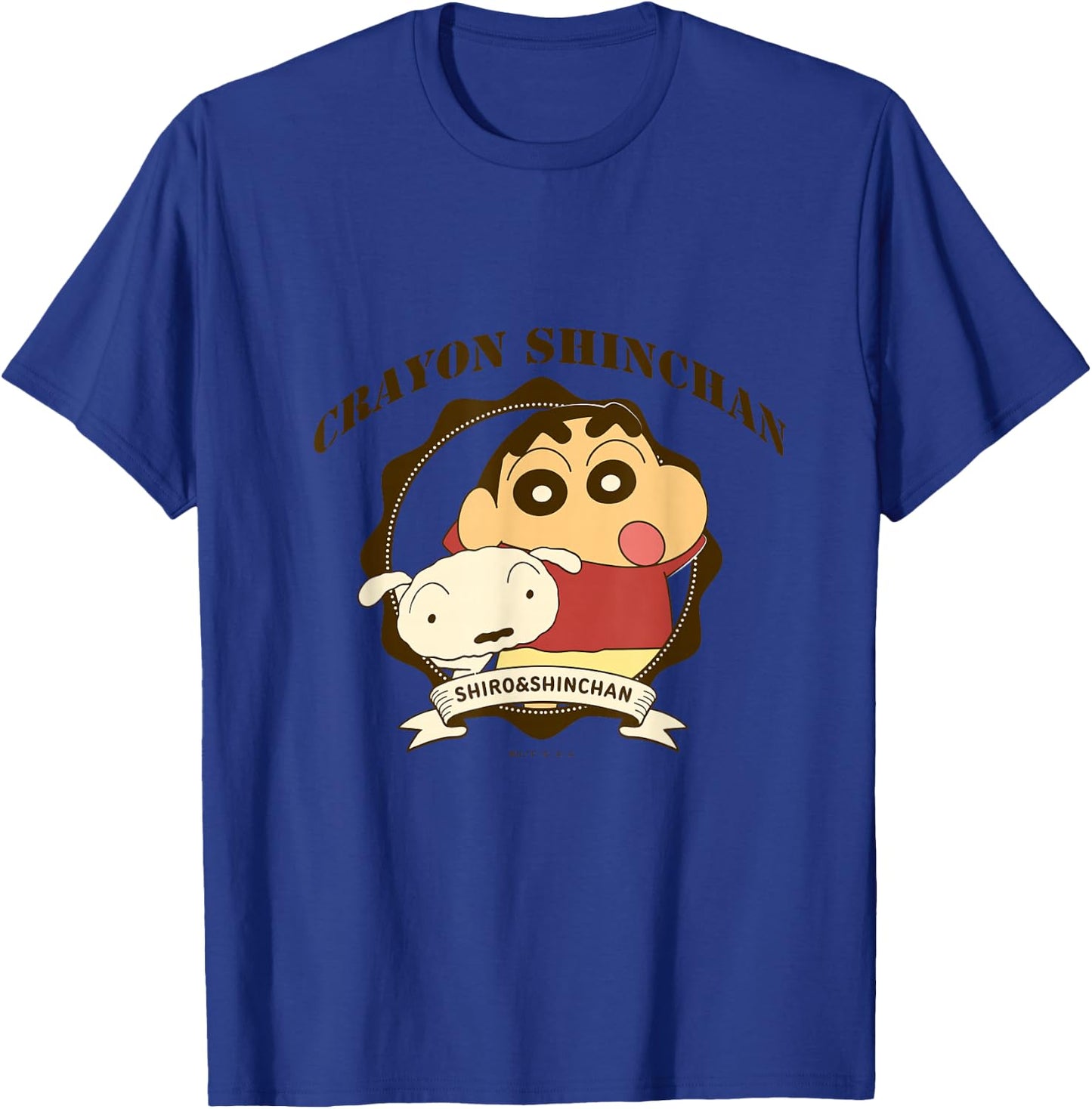 Crayon Shin-chan College Logo style T-Shirt - T-Shirt | Royal