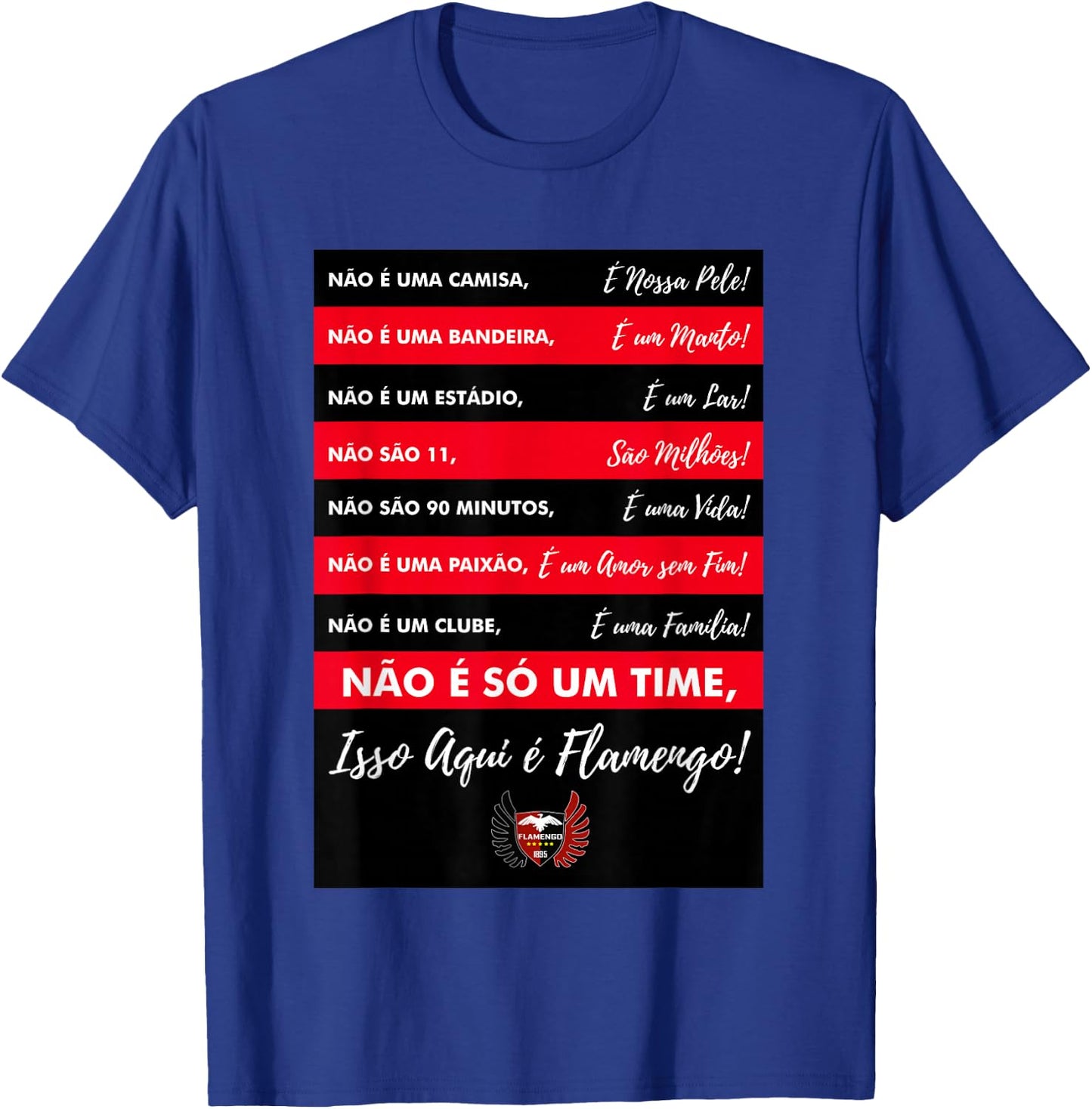 Flamengo Soccer - Camiseta Isso aqui é Flamengo T-Shirt - T-Shirt | Royal
