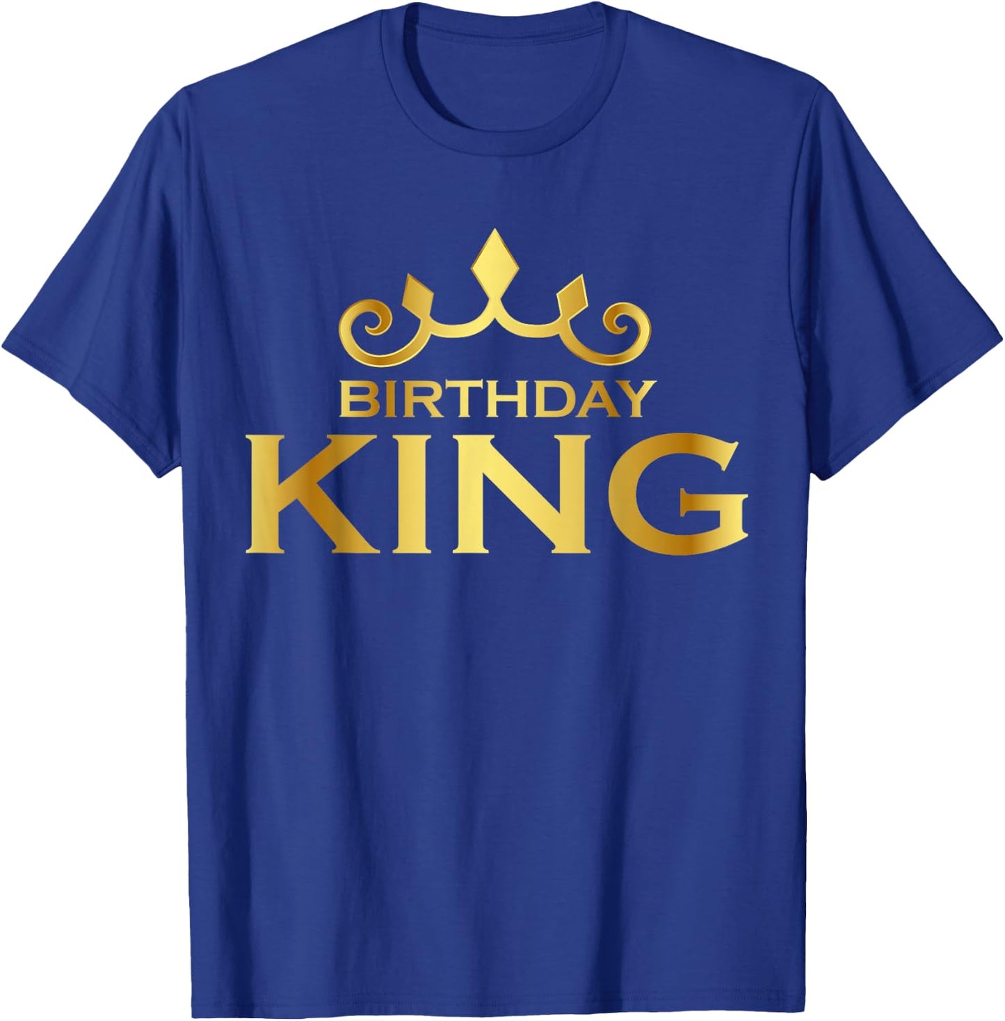 Birthday King Crown Funny B-Day Squad Birthday Squad Party T-Shirt - T-Shirt | Royal