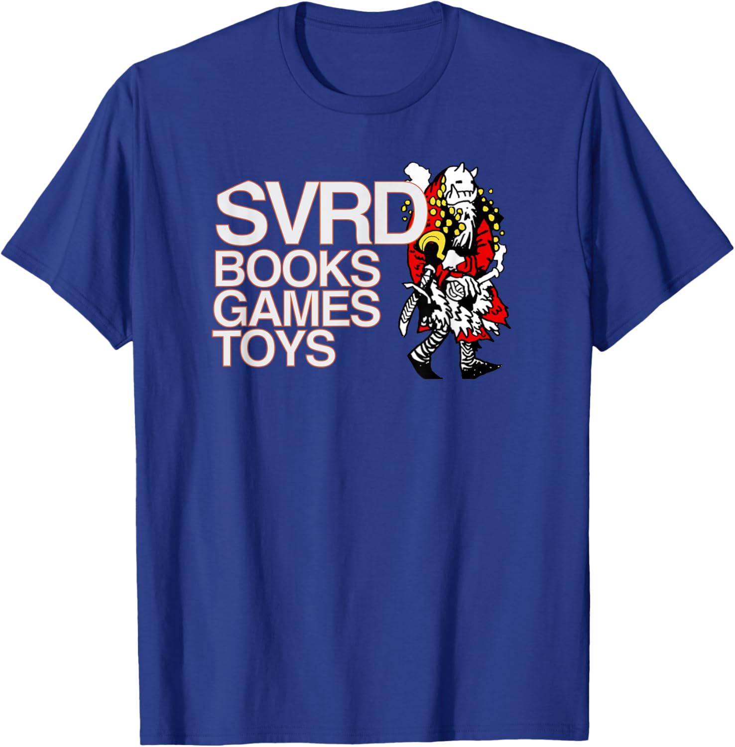 Severed Books and Toys and Games - SVRD BOOKS T-Shirt - T-Shirt | Royal