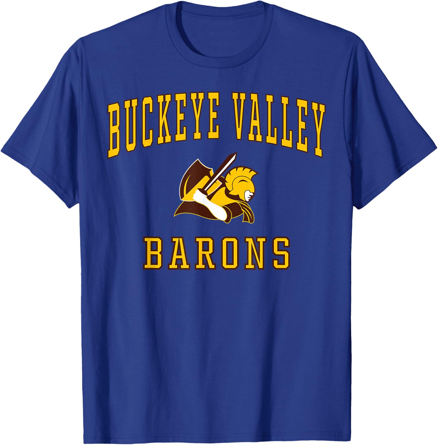 Buckeye Valley High School Barons C1 T-Shirt - T-Shirt | Royal