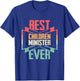 Vintage Best Children Minister Ever T-Shirt - T-Shirt | Royal