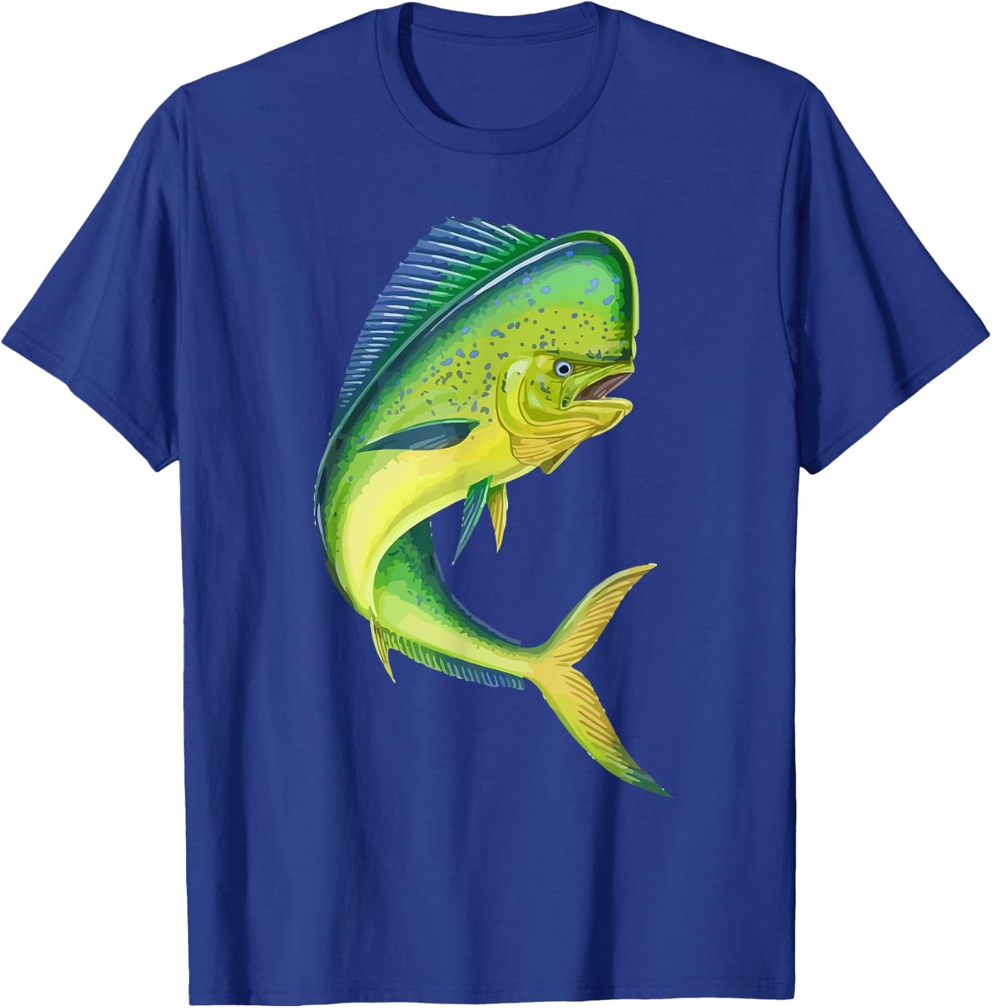 Mahi Fishing, Mahi Mahi Fish, Fishing Lover T-Shirt - T-Shirt | Royal