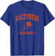 Baltimore Baseball Vintage Gameday Retro Baseball Lover T-Shirt - T-Shirt | Royal