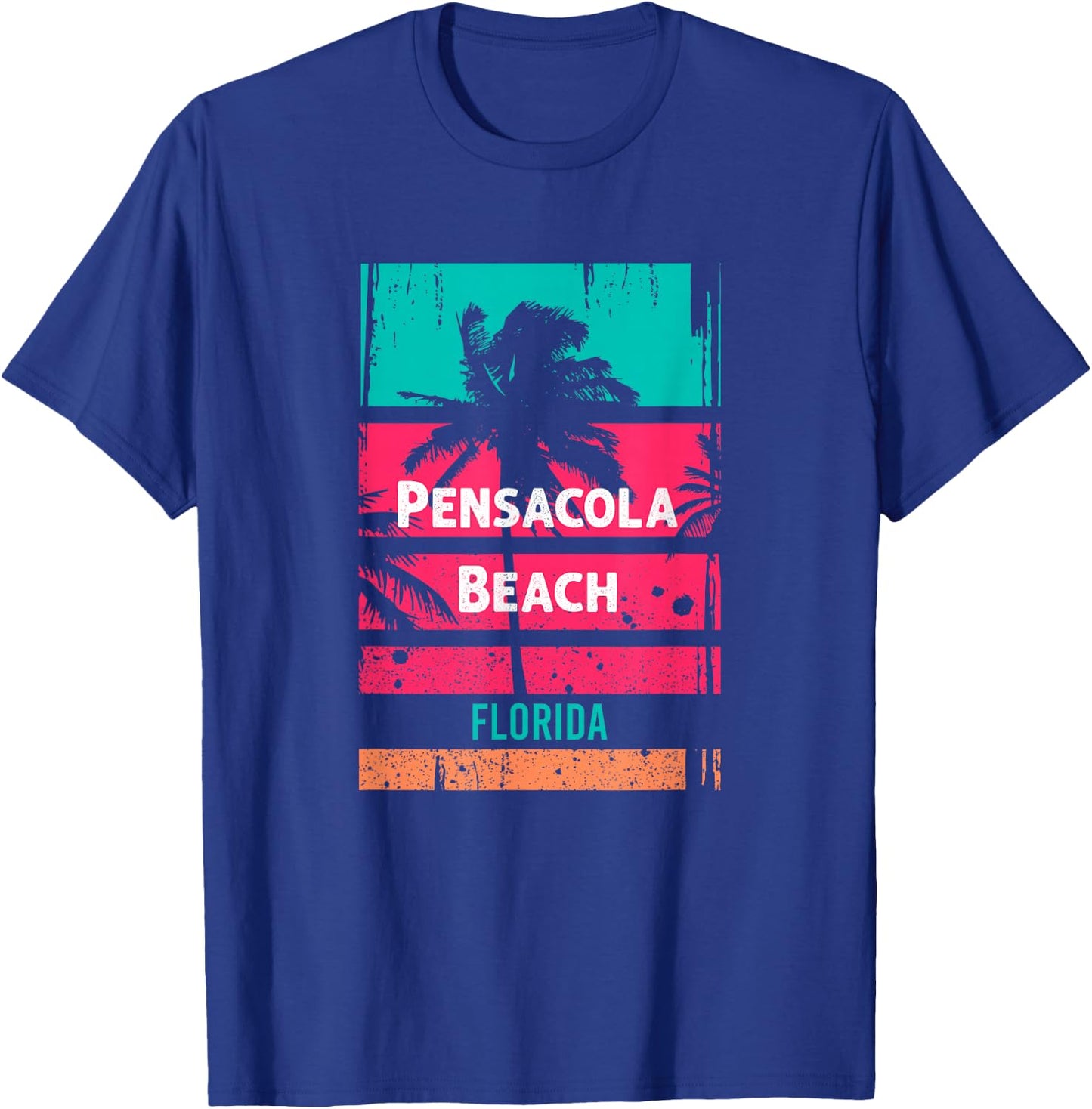 Pensacola Beach Souvenir - Florida Reminder T-Shirt - T-Shirt | Royal