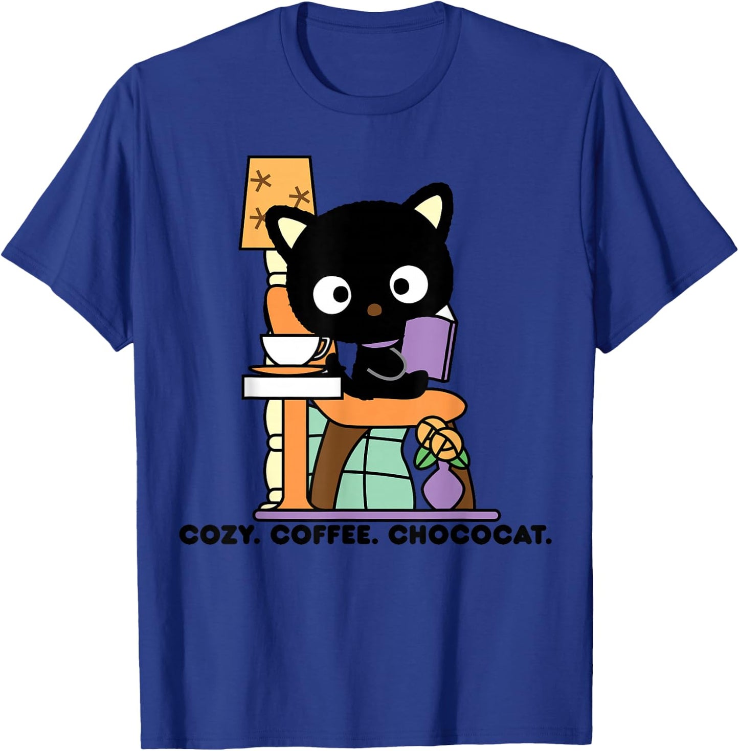 Chococat Cozy Coffee Cafe T-Shirt - T-Shirt | Royal