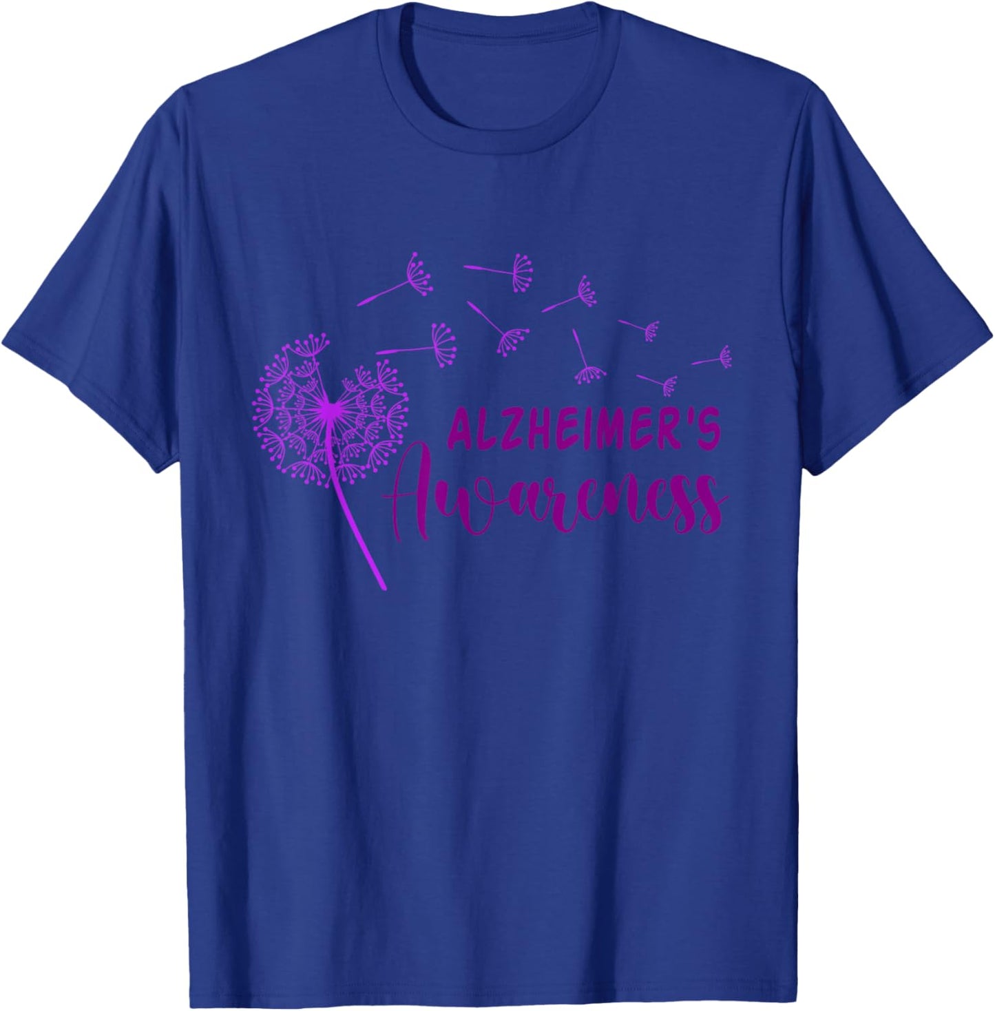 Wear Purple Alzheimer's Awareness Dementia T-Shirt - T-Shirt | Royal