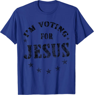 I'm Voting For Jesus Vote Jesus Election women kids T-Shirt - T-Shirt | Royal