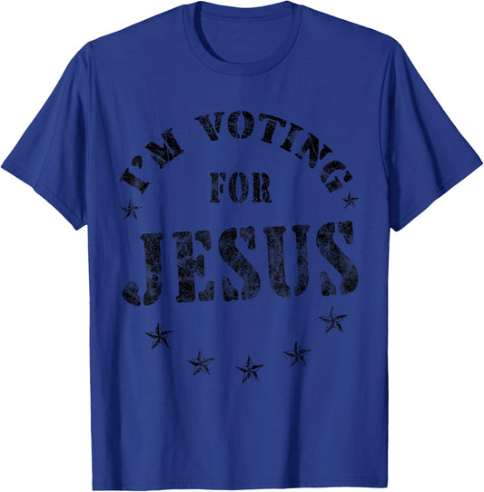 I'm Voting For Jesus Vote Jesus Election women kids T-Shirt - T-Shirt | Royal