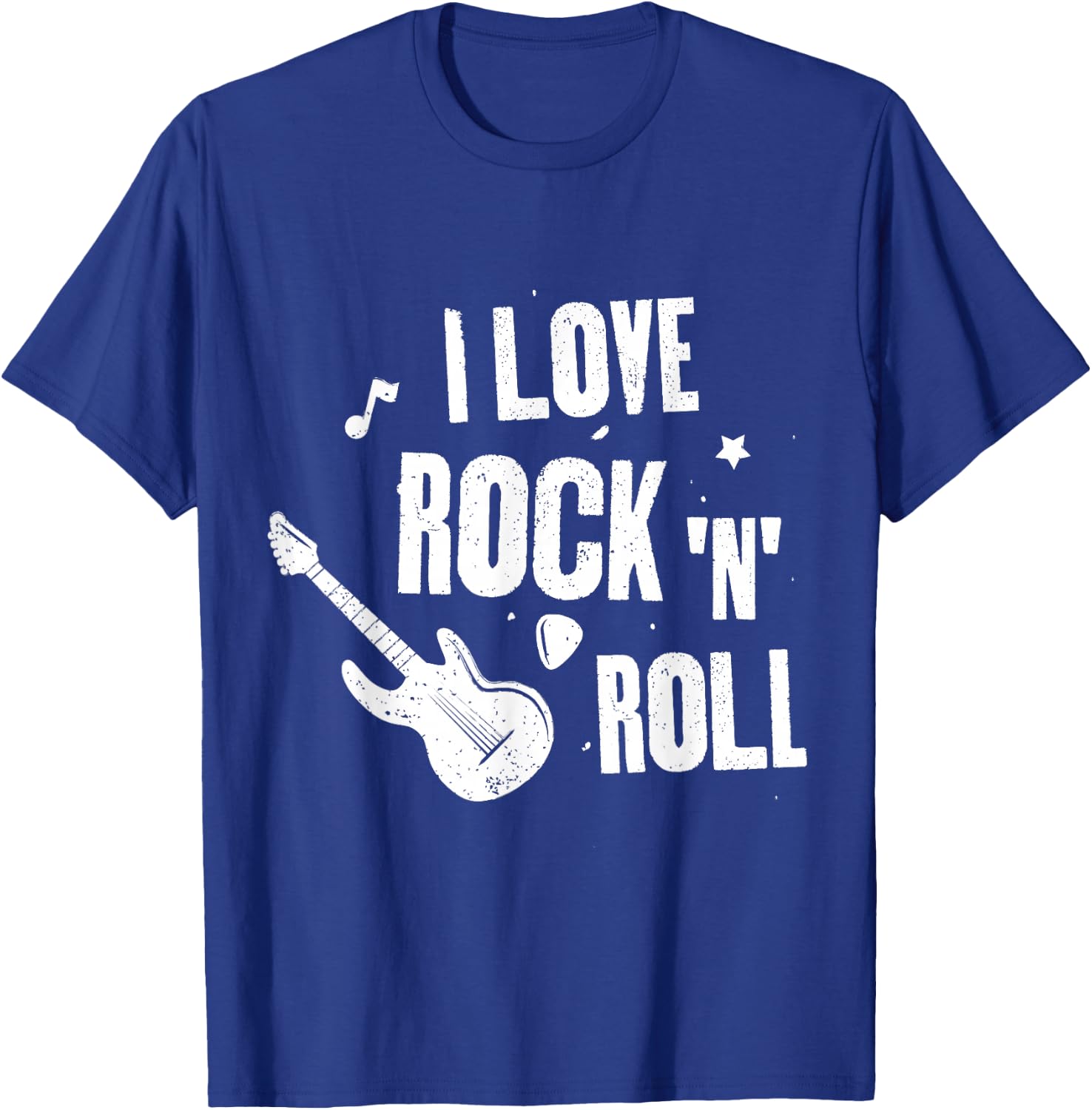 I Love Rock and roll T-Shirt - T-Shirt | Royal