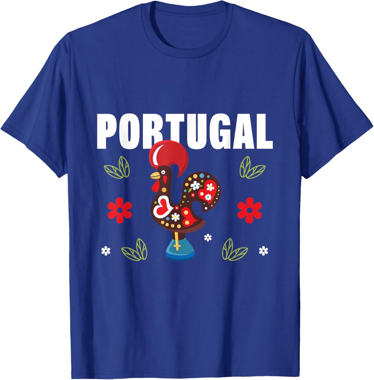 Galo de Barcelos Portuguese Rooster Shirt Portugal T-Shirt - T-Shirt | Royal