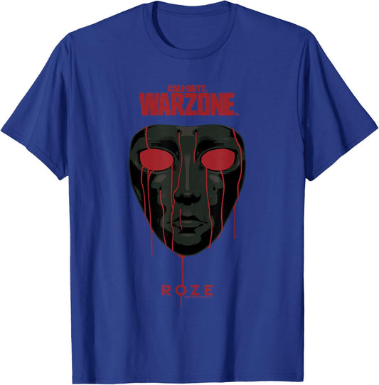 Call of Duty: Warzone Halloween Roze Dripping Blood Portrait T-Shirt - T-Shirt | Royal