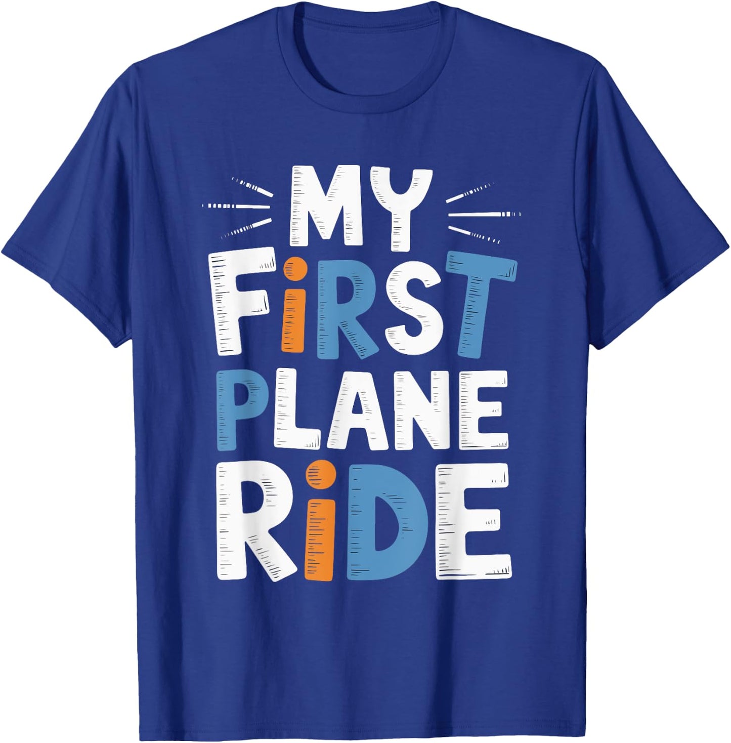 My First Plane Ride T-Shirt - T-Shirt | Royal
