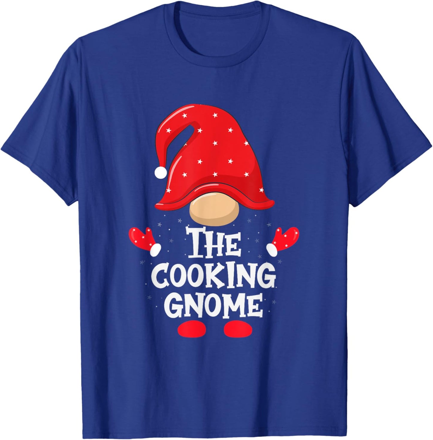 The Cooking Gnome - Funny Matching Family Group Christmas T-Shirt - T-Shirt | Royal