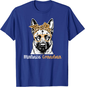 Malinois Grandma Of A Belgian Malinois Grandmother T-Shirt - T-Shirt | Royal