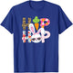 Hip Hop Easter Shirt Women Girls Leopard Print Plaid Bunny T-Shirt - T-Shirt | Royal