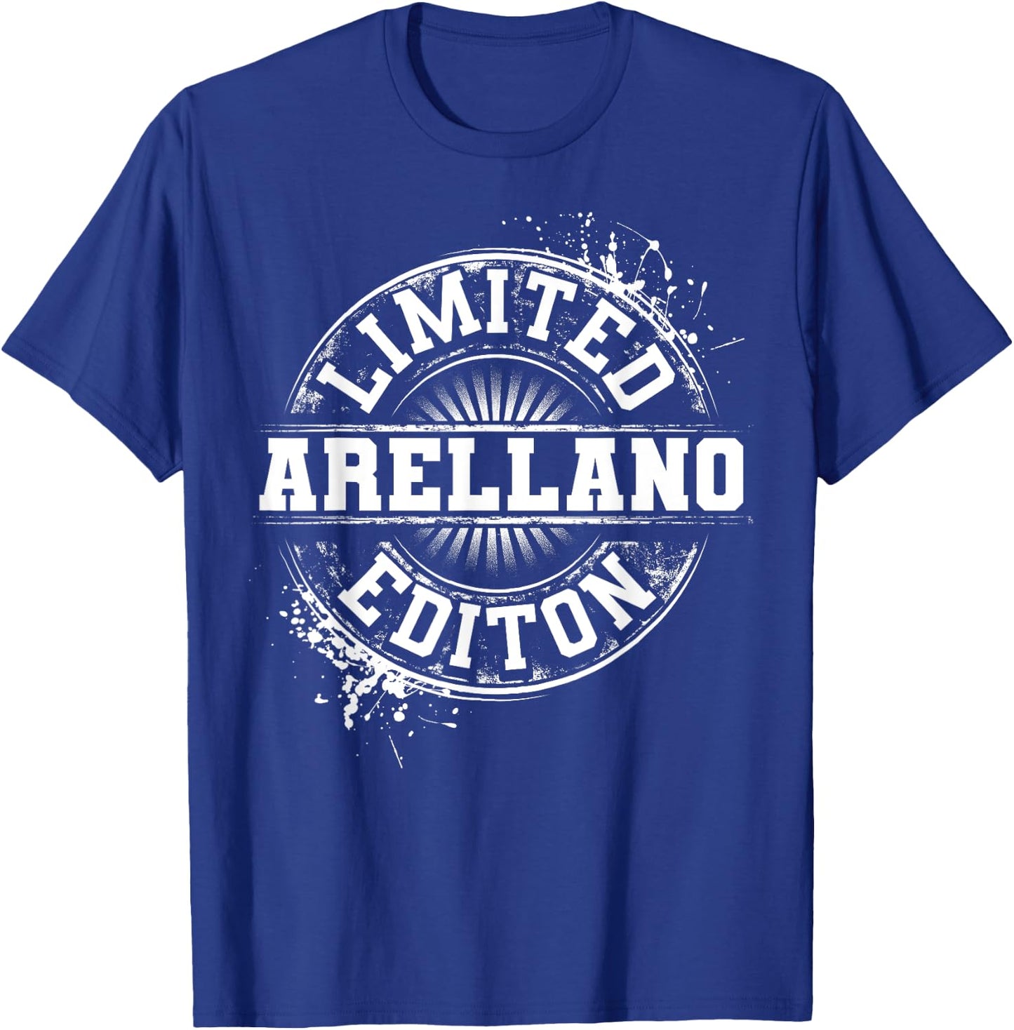 ARELLANO Funny Surname Family Tree Birthday Reunion Gift T-Shirt - T-Shirt | Royal