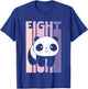 8 Year Old Cute Panda Birthday Girl 8th B-day T-Shirt - T-Shirt | Royal