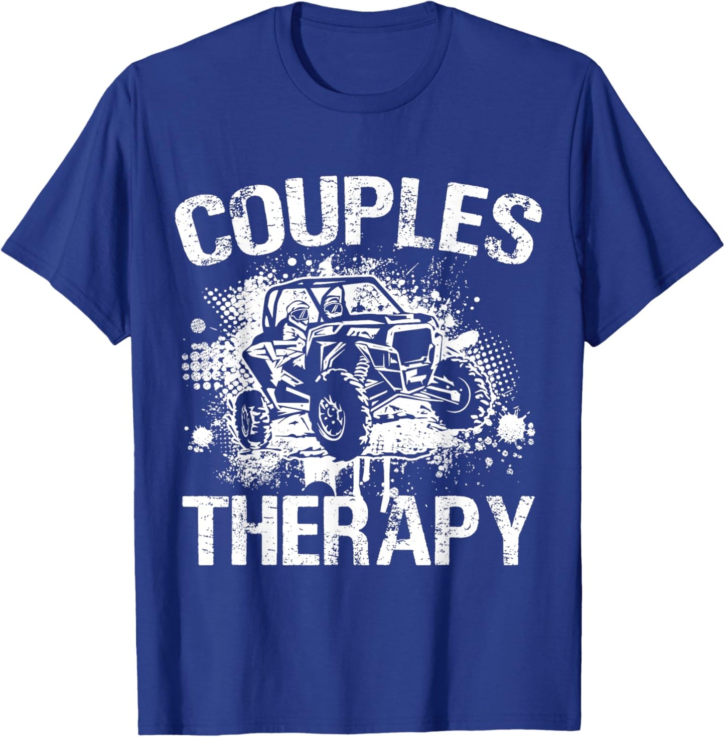 SXS UTV Couples Therapy T-Shirt - T-Shirt | Royal