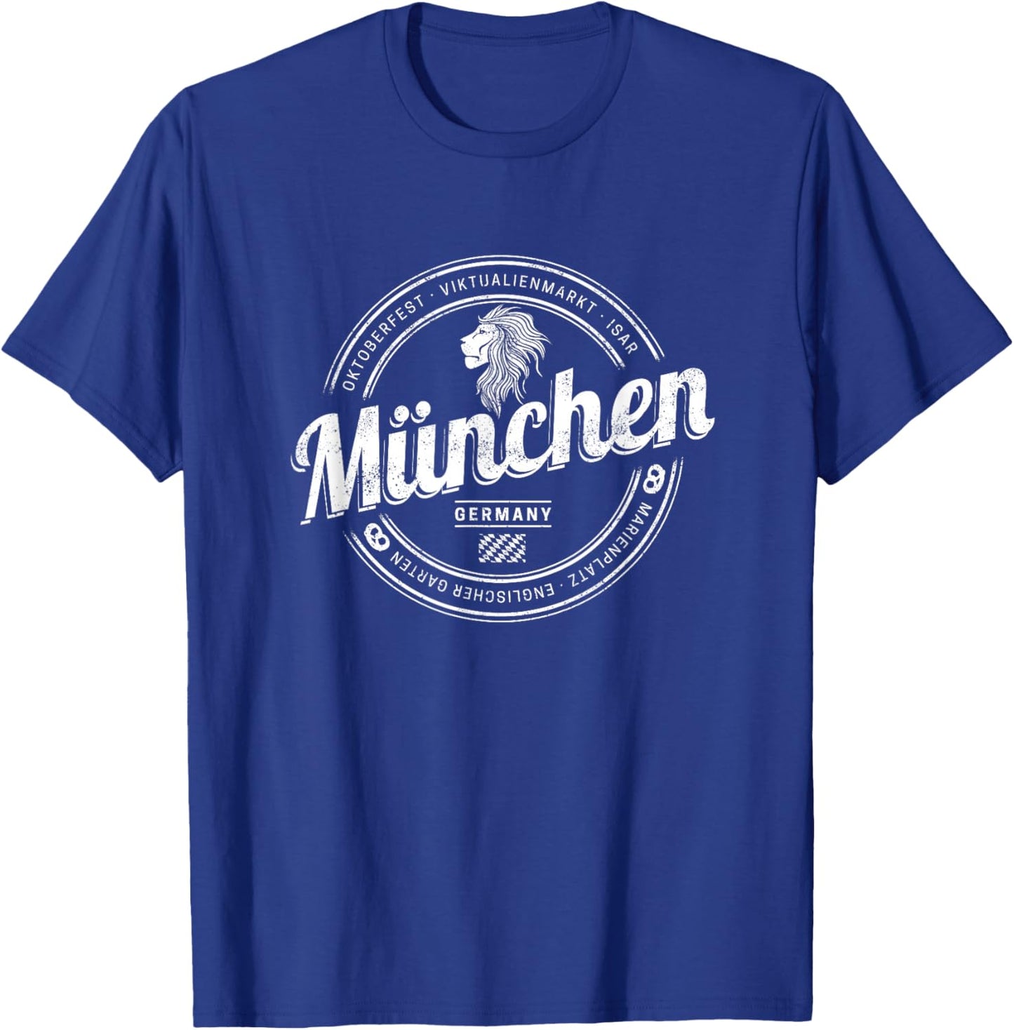 Munich Bavaria Vintage Oktoberfest Germany City Souvenir T-Shirt - T-Shirt | Royal