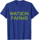 WATSON Farms Squad Family Reunion Last Name Team T-Shirt - T-Shirt | Royal
