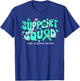 Groovy Support Squad Fragile X Syndrome Awareness Gifts T-Shirt - T-Shirt | Royal