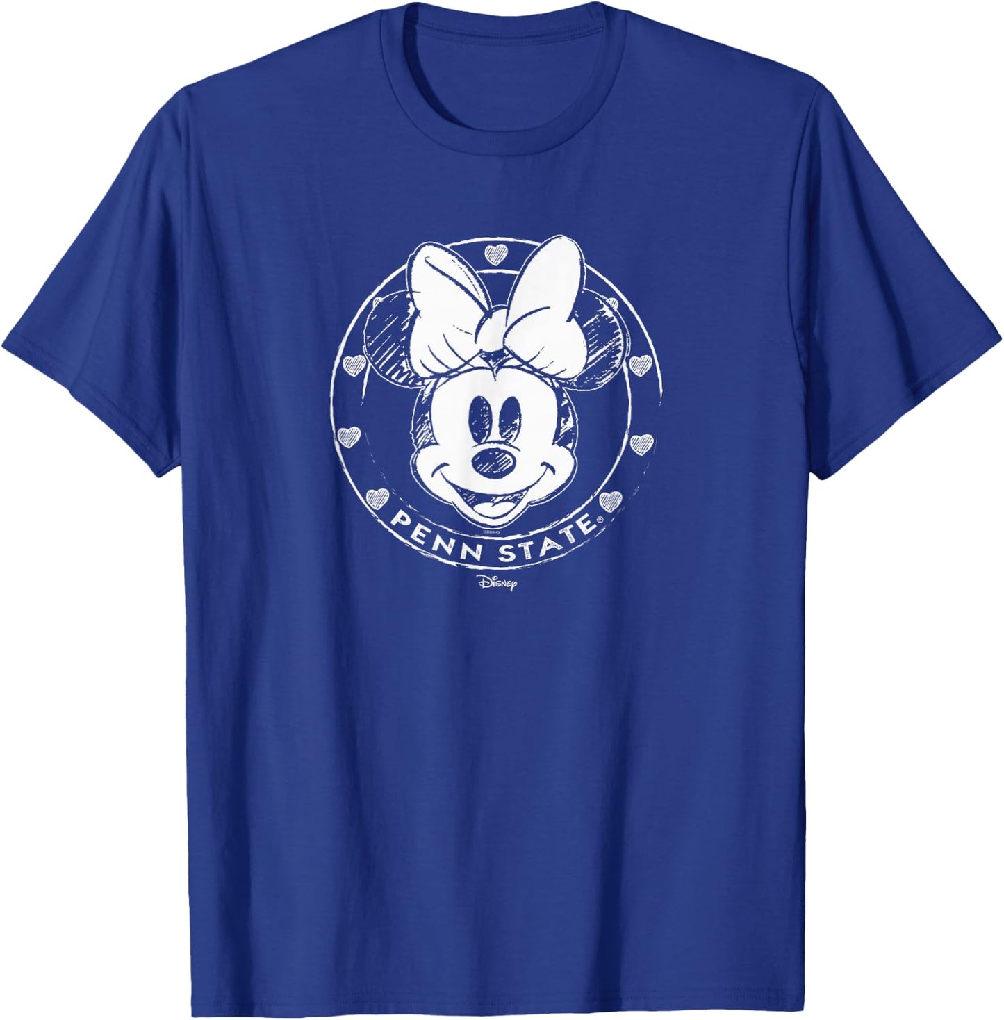 Penn State Nittany Lions Minnie Mouse Sketch Navy T-Shirt - T-Shirt | Royal