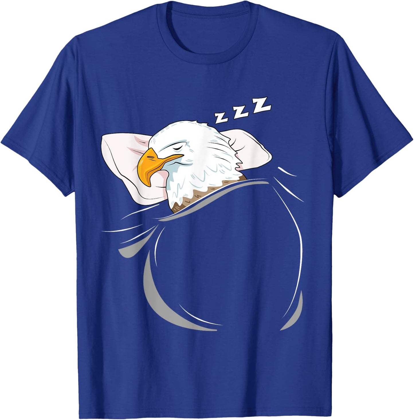 Eagle Sleeping Animal Pajamas Nap PJs Outfit Gift Bald Eagle T-Shirt - T-Shirt | Royal