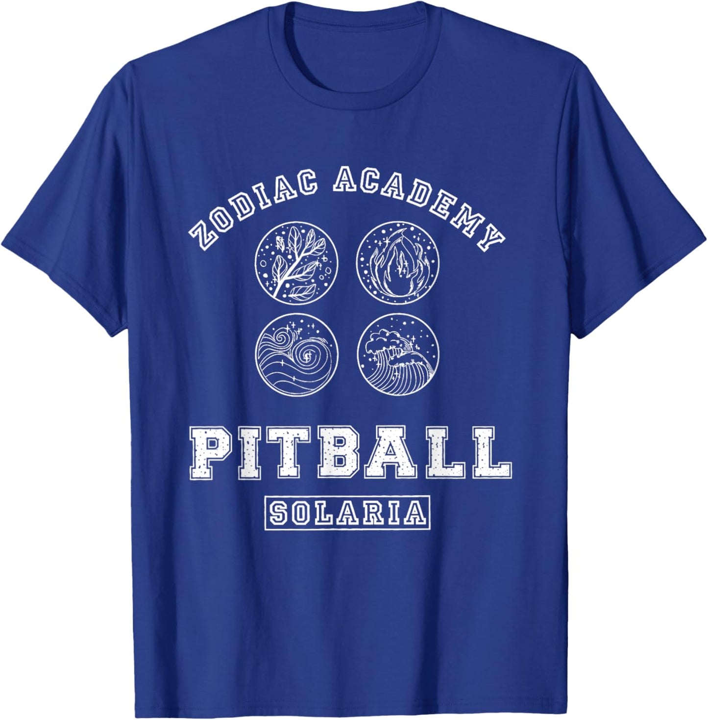 Visit The Booktok Bookish Store Zodiac Academy Pitball Darcy Vega Two Sided T-Shirt - T-Shirt | Royal