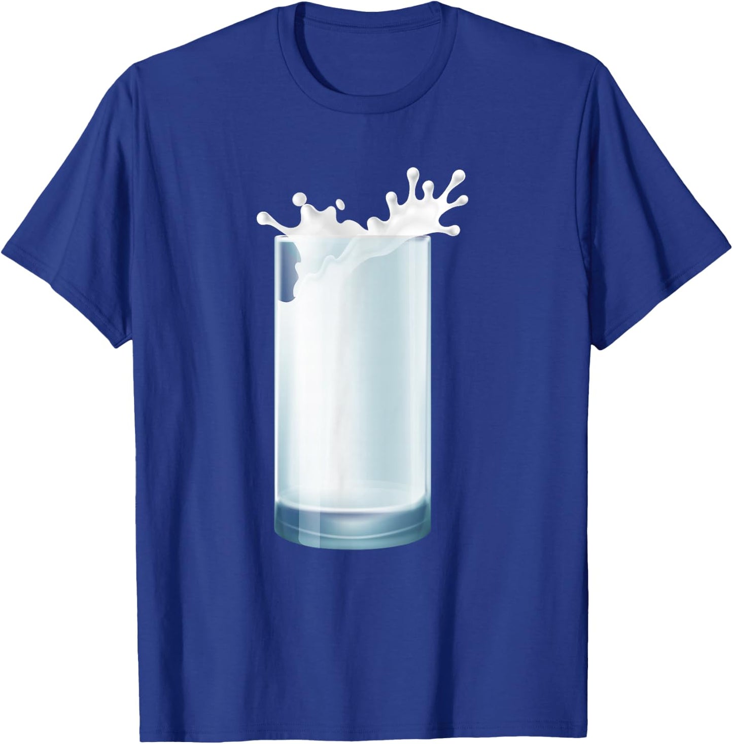 Glass of Milk Couple Matching Halloween Party DIY Costume T-Shirt - T-Shirt | Royal