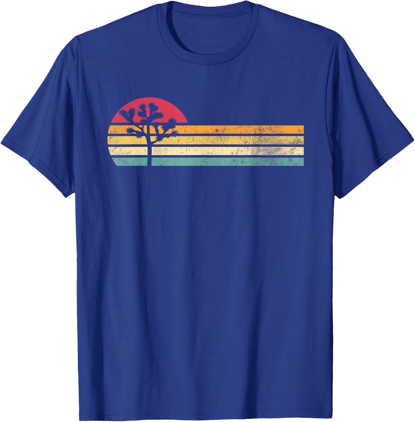Retro Vintage Joshua Tree National Park Old School 80s T-Shirt - T-Shirt | Royal