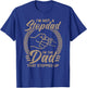 Vintage I'm Not Step Dad I'm Just The Dad That Stepped Up T-Shirt - T-Shirt | Royal