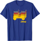 Jeep Willys Repeating Profile T-Shirt - T-Shirt | Royal