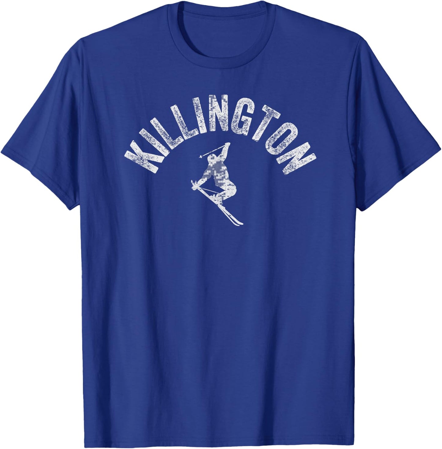 Killington Ski Vintage Skiing Vermont Cool Skier VT Gear T-Shirt - T-Shirt | Royal