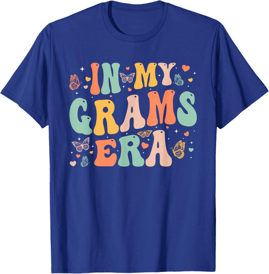 Retro Groovy In My Grams Era Mother's Day Gifts Women T-Shirt - T-Shirt | Royal