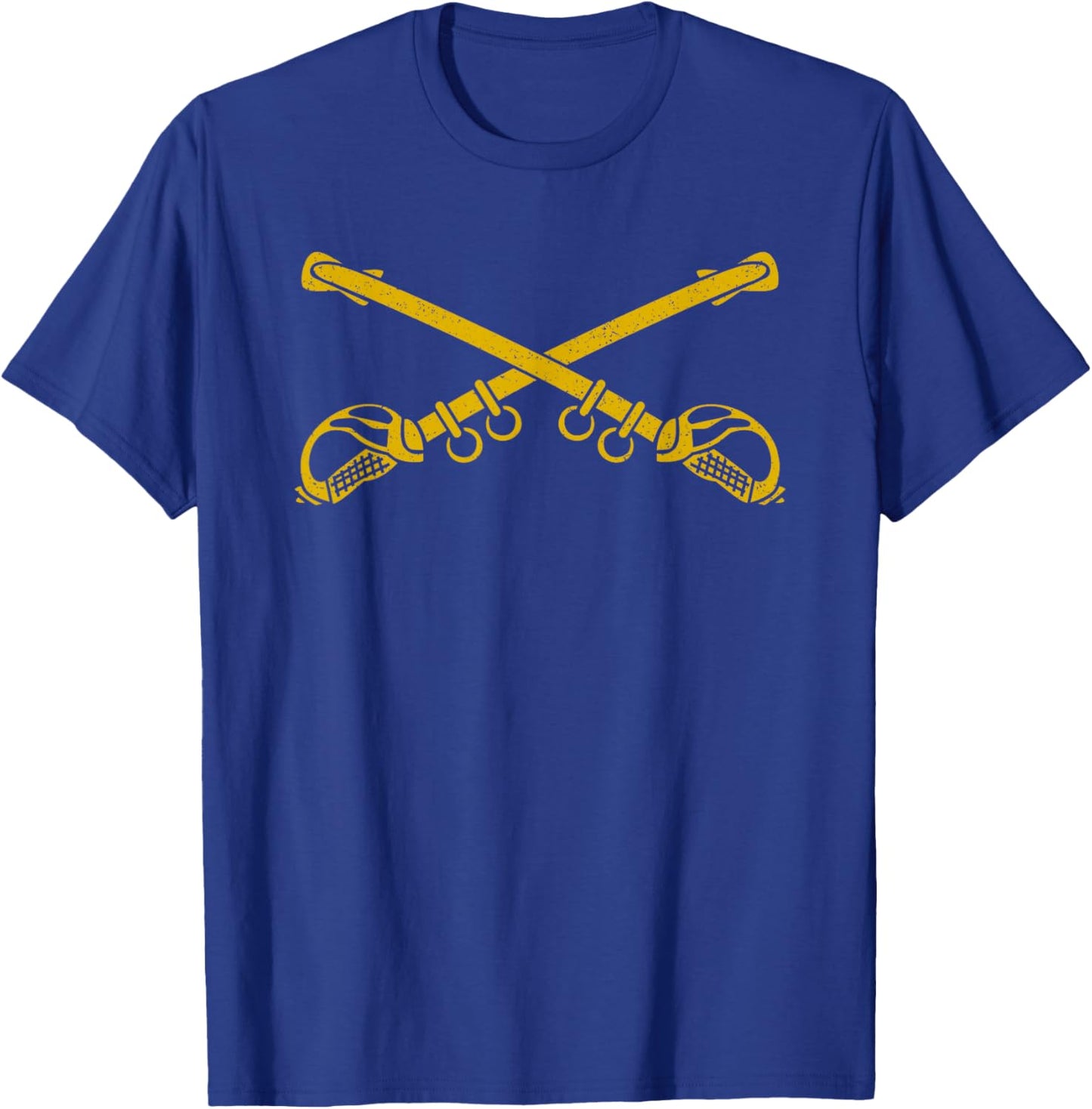 U.s. Calvary United States Army Cross Swords Symbol Insignia T-Shirt - T-Shirt | Royal