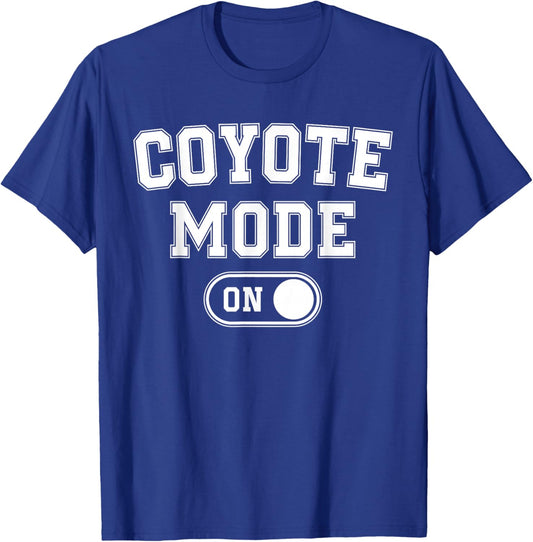 Coyote Mode On Costume Funny Animal Lover Gift T-Shirt - T-Shirt | Royal
