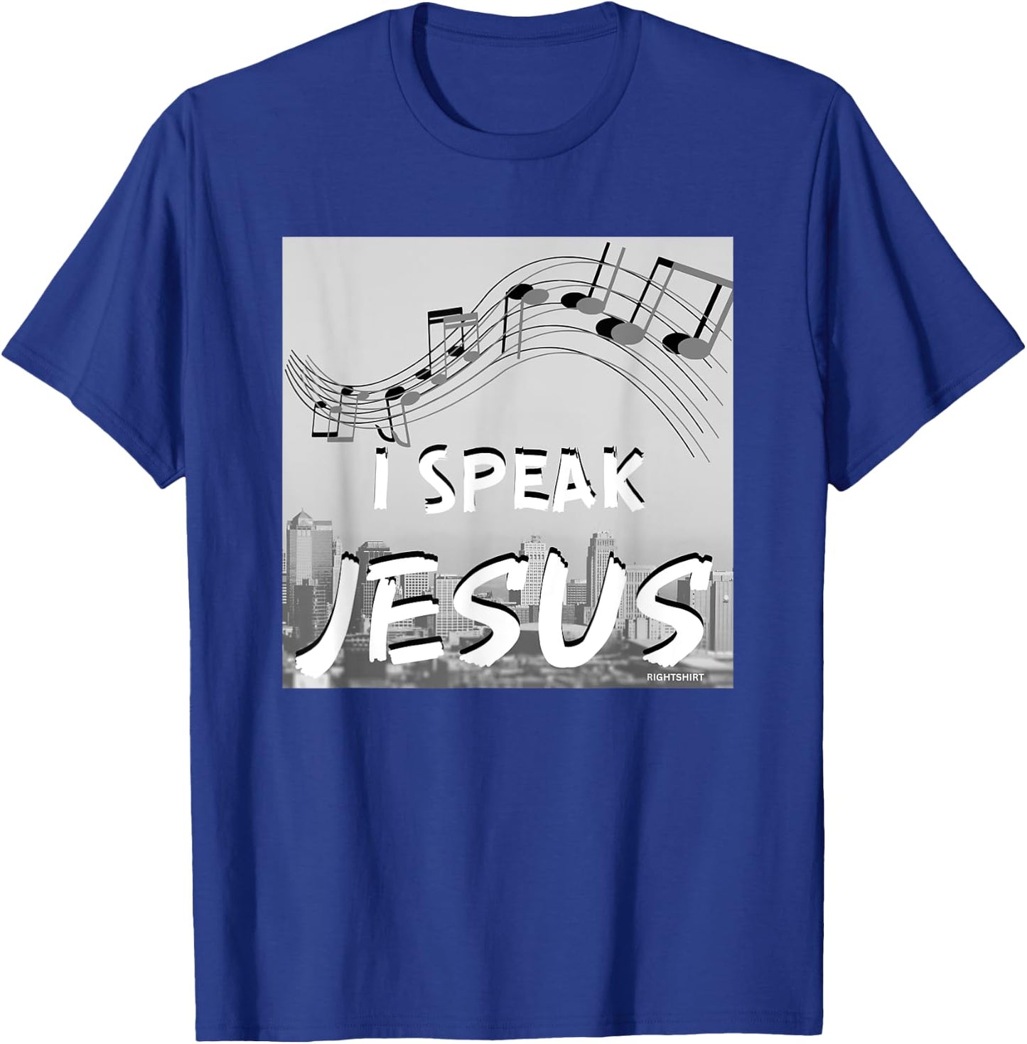 Christian Worship Song/ I SPEAK JESUS for Worship Leaders T-Shirt - T-Shirt | Royal