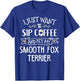 Smooth Fox Terrier Gift - Sip Coffee & Pet My Dog! T-Shirt - T-Shirt | Royal