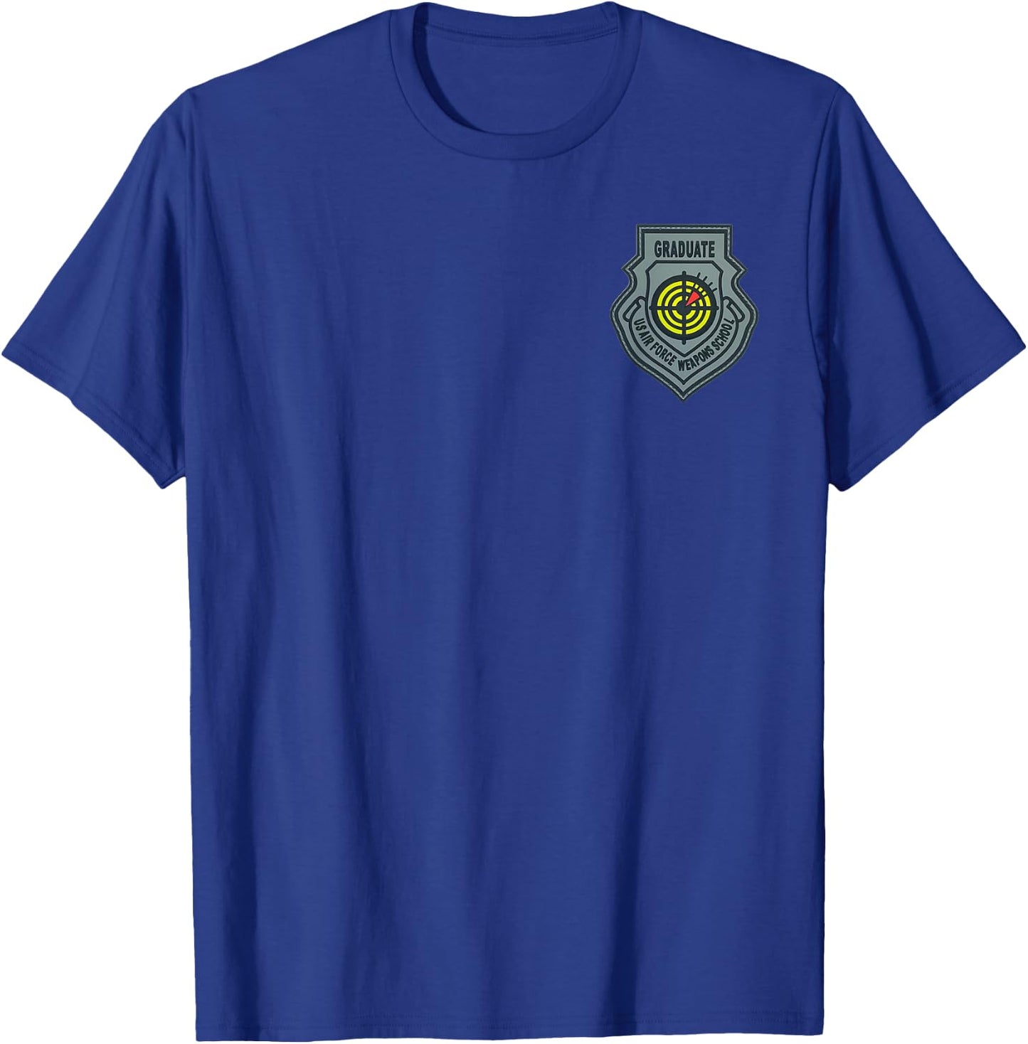 Graduate Air Force Weapons School Military Course Patch T-Shirt - T-Shirt | Royal