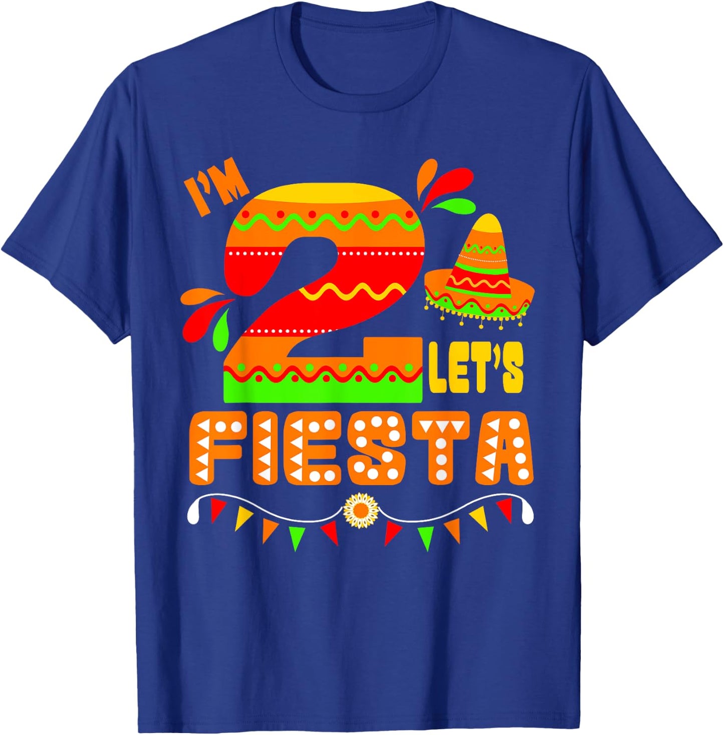 I'm Dos Taco Twosday Shirt 2nd Birthday Gift Kids Boy Girl T-Shirt - T-Shirt | Royal