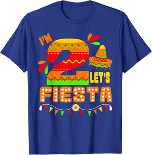 I'm Dos Taco Twosday Shirt 2nd Birthday Gift Kids Boy Girl T-Shirt - T-Shirt | Royal