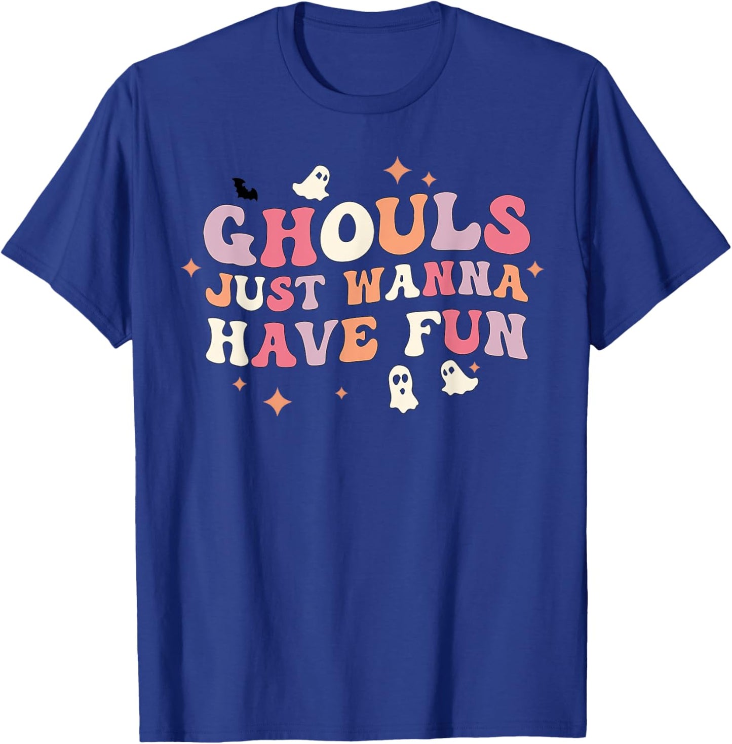 Ghouls Just Wanna Have Fun Halloween Cute Ghost Kids Toddler T-Shirt - T-Shirt | Royal