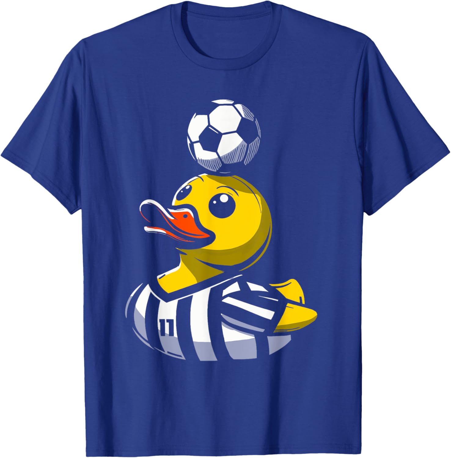 Soccer Rubber Duck T-Shirt - T-Shirt | Royal