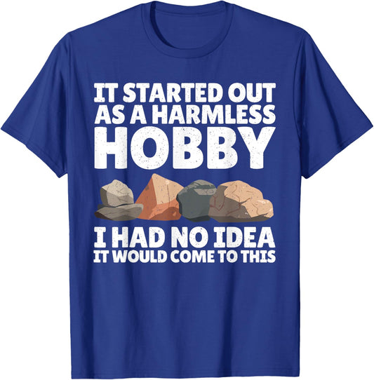 Rock Collecting Art Women Geology Rock Collector T-Shirt - T-Shirt | Royal