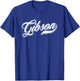 Man Boys Funny Funny Gift for Gibson T-Shirt - T-Shirt | Royal