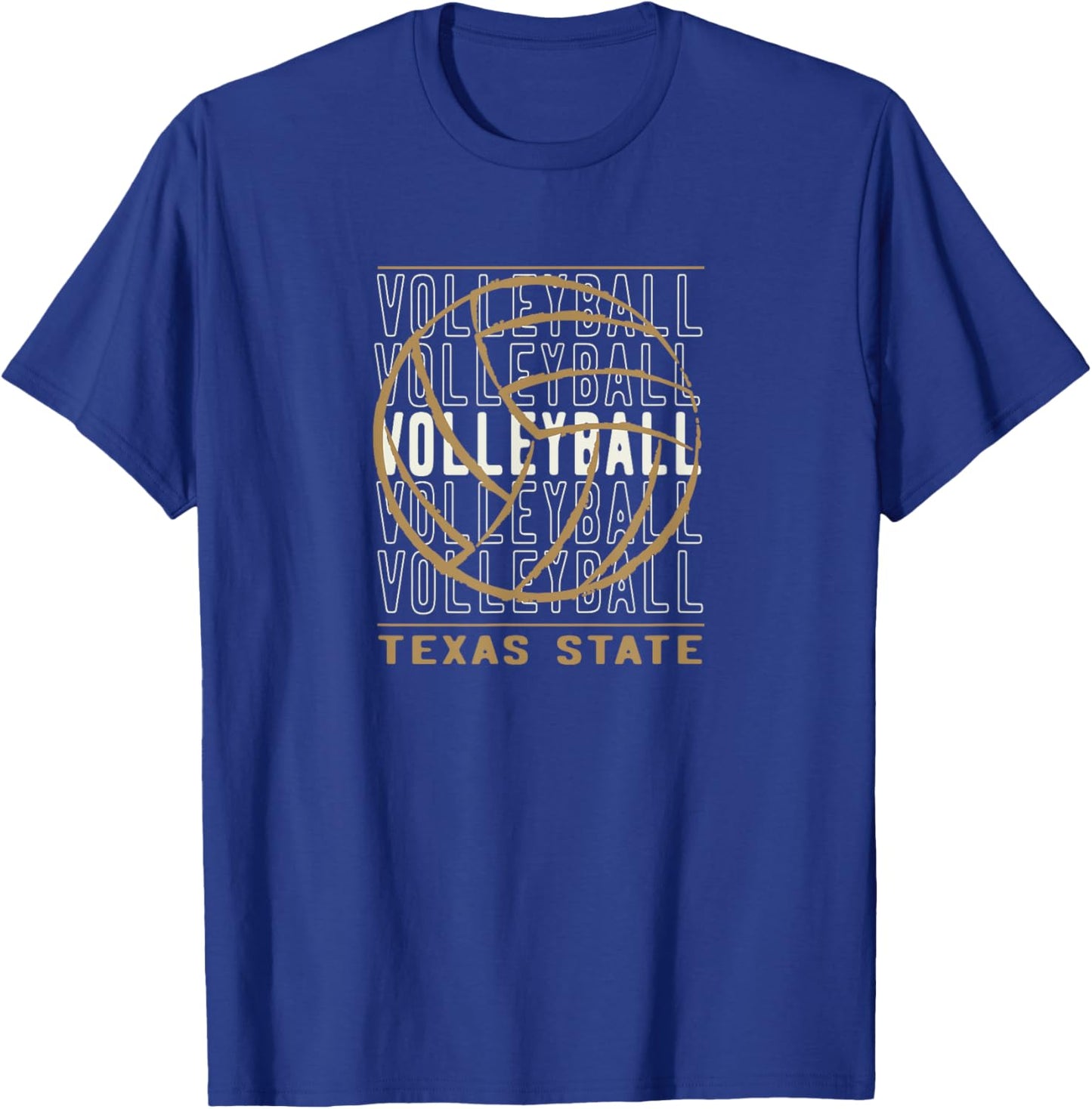 Volleyball Texas State T-Shirt - T-Shirt | Royal