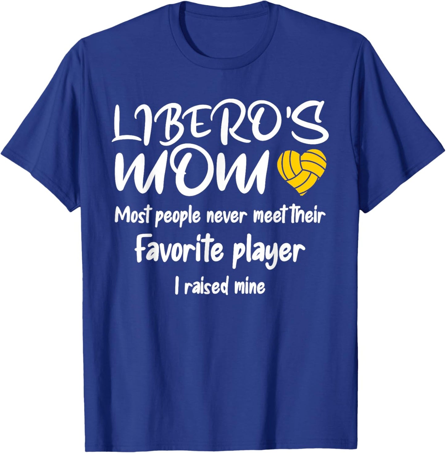 Volleyball Mom Libero T-Shirt - T-Shirt | Royal